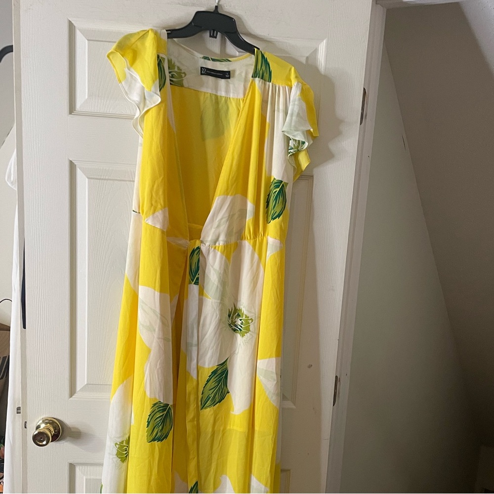Yellow beautiful dress